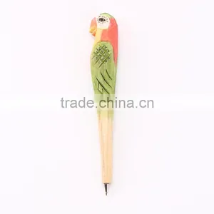 Novelty Wooden Hand Craft Animal Ballpoint Pen, Creative Wooden Craft Animal Ball Pen thumbnail-2