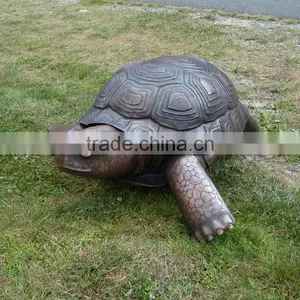 Life Size Animal Metal Crafts Sculptures Bronze Tortoise Sculpture for Sale thumbnail-2