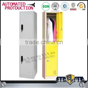 Self Assembly Furniture Metal Locker 2 Compartments/doors thumbnail-1
