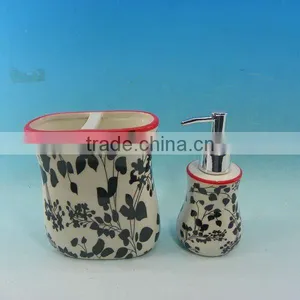 Unique Full Printing Ceramic Toothbrush Holder thumbnail-1