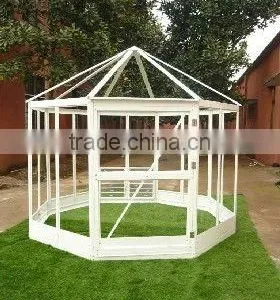 10*10FT White Strong Octagonal Aluminum Green House thumbnail-1