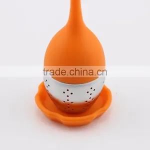Good Quality Flower Design Silicone Tea Tool thumbnail-3