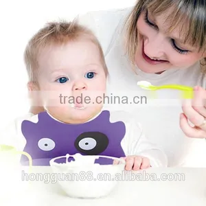 Baby Kids Dining Assist Product Soft Silicone Baby Bib,silicone Carton Baby Bib thumbnail-1