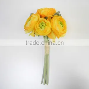 Bridal Wholesale Wedding Bush Bouquet Flore Ranunculus Artificial Bushes thumbnail-6