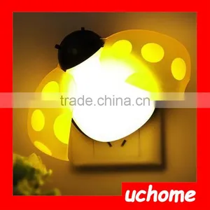 UCHOME LED Nightlights Creative Beetle Sound Light Controled Baby Feeding Wall Night Lamp Children Bed Room Sleep Lights thumbnail-4