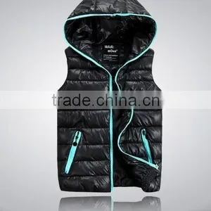 New 2017 High Quality Cotton-padded Waistcoat Men Spring Comfortable Couples Sleeveless Jacket Winter Casual MAN JACKET thumbnail-1