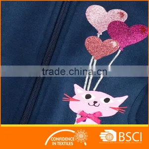 Kids Jacket Printed Fleece Cardigan Outfit Cloth thumbnail-2