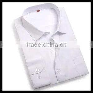 Latest Technology Man Fancy Polyester White Wholesale Shirt thumbnail-1