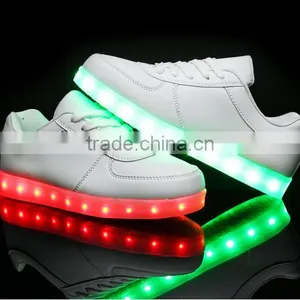 Adult Children Stock Price Cheap LED Light up Shoes thumbnail-4