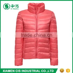 Hot Selling Ultra Thin Foldable Women Down Jacket for the Winter thumbnail-1