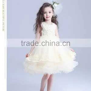 Hot Designs Children Handmade Flower Girl Dress Patterns Cute Dresses thumbnail-3