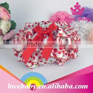 Wholesale Baby Satin Bloomers Fashional Cute Girl Satin Underwear thumbnail-1