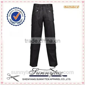 Mens Polycotton Casual Multipockets Cargo Pants Work thumbnail-1