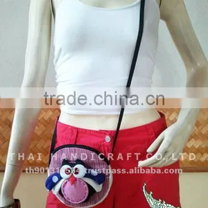 Thai Handmade Shoulder Bag Patchwork Fabric OWL thumbnail-1