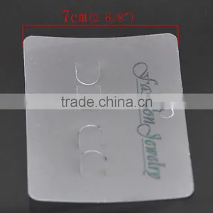 50PCs Clear Hair Clip/ Pin Jewelery Display Cards 10x7cm(3 7/8"x2 6/8"),Jewelry thumbnail-1