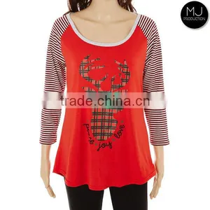 Wholesale Stag Horn Striped Shirt thumbnail-1