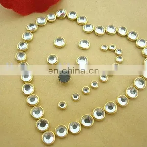 Hot Fix Rhinestone With Rim thumbnail-1