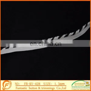 Black and White Mix Color Fashion Braid for Clothes Garments and Dress thumbnail-1