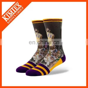 2016 Cheap China New Design Socks Cheap Striped Custom Sublimated Socks thumbnail-4