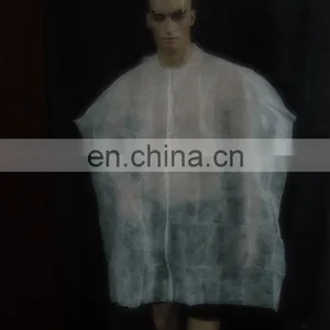 Disposable Salon PE PP Poncho Coat for Hair Dressing thumbnail-1