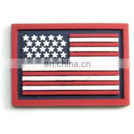 Excellent Quality USA Sparta Logo National Flag Embossed PVC Rubber Patch thumbnail-3