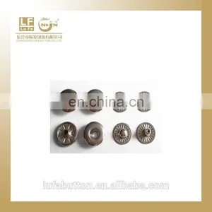 10MM Silver Four Parts Snap Button thumbnail-1