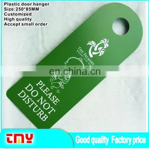 Custom Disposable Plastic Pvc Door Hanger,Wholesale Hotel Do Not Disturb Door Hanger thumbnail-6