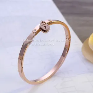 Gold Rose Gold Silver Vacuum PVD Plating 316L Stainless Steel Bracelets Bangles For Men Womens thumbnail-2