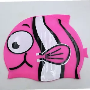 Nontoxic Silicone Swimming Cap for Children thumbnail-2