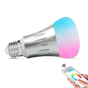 Voice Controlled Smart Wifi RGB Color Changing LED Bulb Light Compatible With Alexa thumbnail-1
