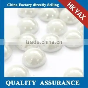 0323L White 10 mm Ceramic 1000 Pcs Pearl Rhinestone Stone,stone Pearl Rhinestone,hot Fix Pearl Rhinestone Stone thumbnail-1