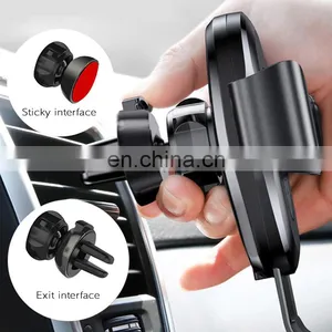 Qi Wireless Car Charger Phone Holder 10W 2020 New Product Wholesale Mobile Phone Q12 Car Wireless Fast Charger For IPhone thumbnail-2