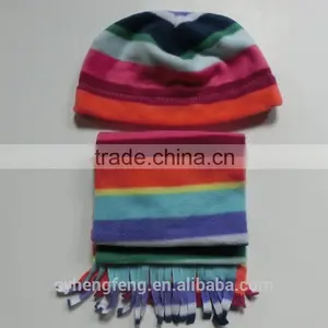 2016 New Two-pieces Poral Fleece Hat and Scarf thumbnail-2