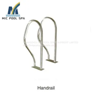 Sturdy and Not Easy to Rust Bathroom Outdoor Swimming Pool Non-slip Straight Grabrail Stainless Steel 316 Handrail thumbnail-5