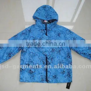 2014 High Quality Soft Skin Children Spring Nylon Rain Coat Jackets thumbnail-1