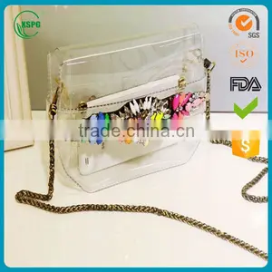 Fashionable Pvc Packaging Shoulder Bag thumbnail-2