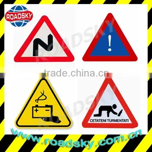 3M Reflective Traffic Signs With Aluminum Board For Road Safety thumbnail-1