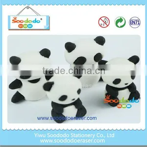 Kawaii Stationery Rubber Panda Eraser Manufacturers thumbnail-1