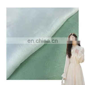 Custom Printed Digital Printing Jacquard Tnecel Nylon Chiffon Fabrics for Dress thumbnail-1