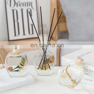 ENO Custom Package Design Reed Stick Fragrance Oil Reed Diffuser Glass Bottle Flower Decoration Air Freshener Reed Diffuser thumbnail-5