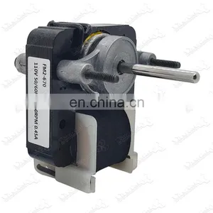 FM2-670 110v 50hz 60hz Refrigerator ac dc Shade Pole Motor thumbnail-1