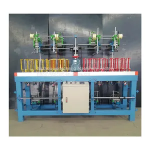 90 -8 -8 High-speed Double-head Flat Rubber Ribbon Weaving Machine, High-speed Clothing Shoulder Elastic Ribbon Weaving Machine thumbnail-1