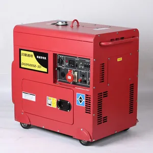 6.5kw Three Phase 380V Air-cooled Silent Diesel Generator 195Fdiesel Engine thumbnail-1