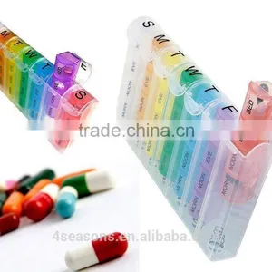 Spring Loaded 7 Day Pill Box Organizer Detachable Removable Quality Choice thumbnail-2