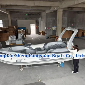 4.7m Yacht PVC Thickening Boat Rib Boat Fiberglass Assault Boat thumbnail-3