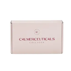 Wholesale Double-side Printing Supplement Package Wellness Pink Paper Boxes With Logo thumbnail-5