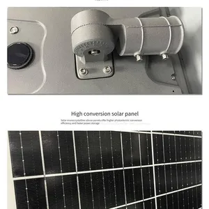 Cross - Border Waterproof Solar Street Lights for Municipal Road Lighting Projects, Rural Motion - Sensing Led Solar Lights thumbnail-2
