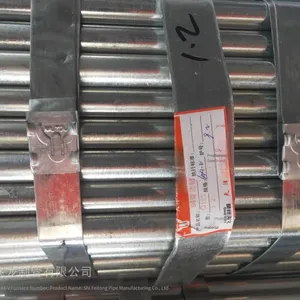 6 - Inch * 1.8 Hot - Dipped Galvanized Pipe, 25 * 1.5 Hot - Dipped Galvanized Greenhouse Pipe, Feilong Pipe Manufacturing, Niutou Brand Hot - Dipped Galvanized Pipe thumbnail-5