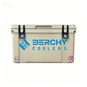 45qt Leak-Proof Insulated Cooler Heavy Duty Rotomolded Ice Chest for Outdoor thumbnail-1