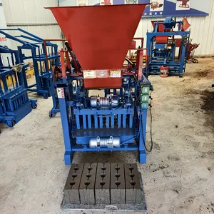 Automatic Solid Block Making Machine Concrete Brick Making Machine Brick Forming Machine With Optional Hopper Mixer and Conveyor thumbnail-3
